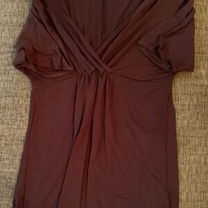 Chic Pure Zone Maternity Brown Women's Blouse